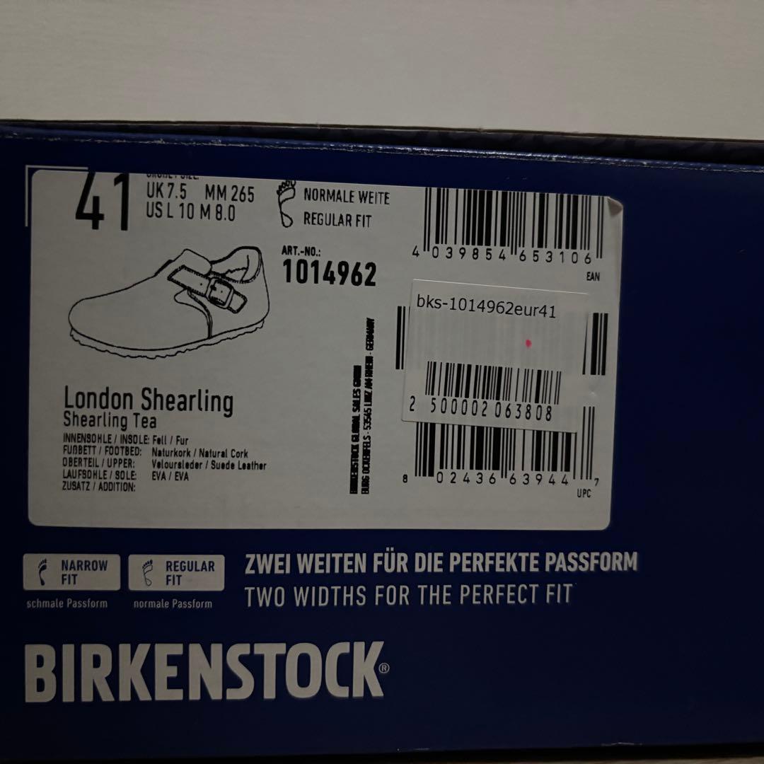 ビルケンシュトック シアリング レギュラー 1014962 26.5cm