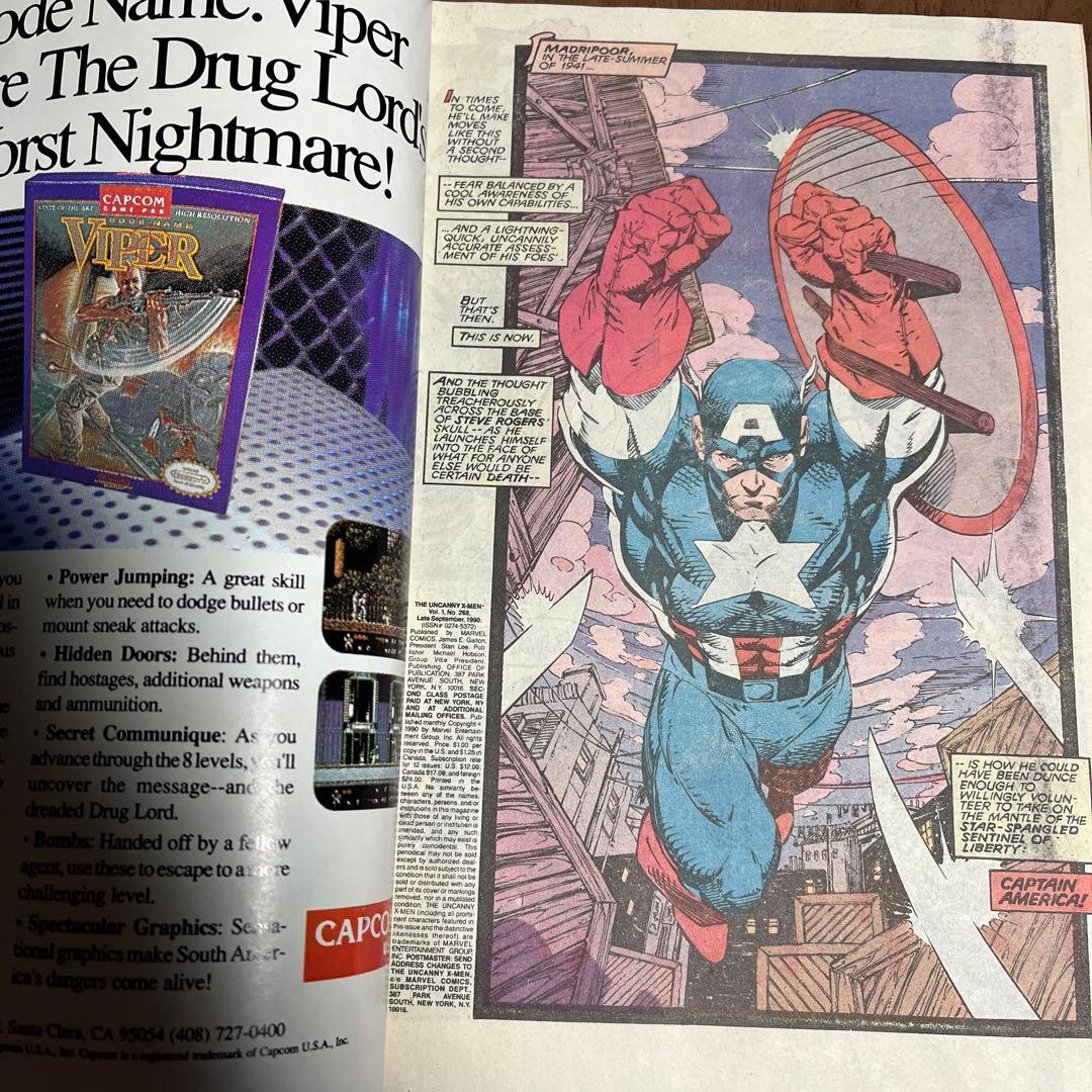 UNCANNY X-MEN #268 ジム・リー アメコミリーフ ウルヴァリン - メルカリ