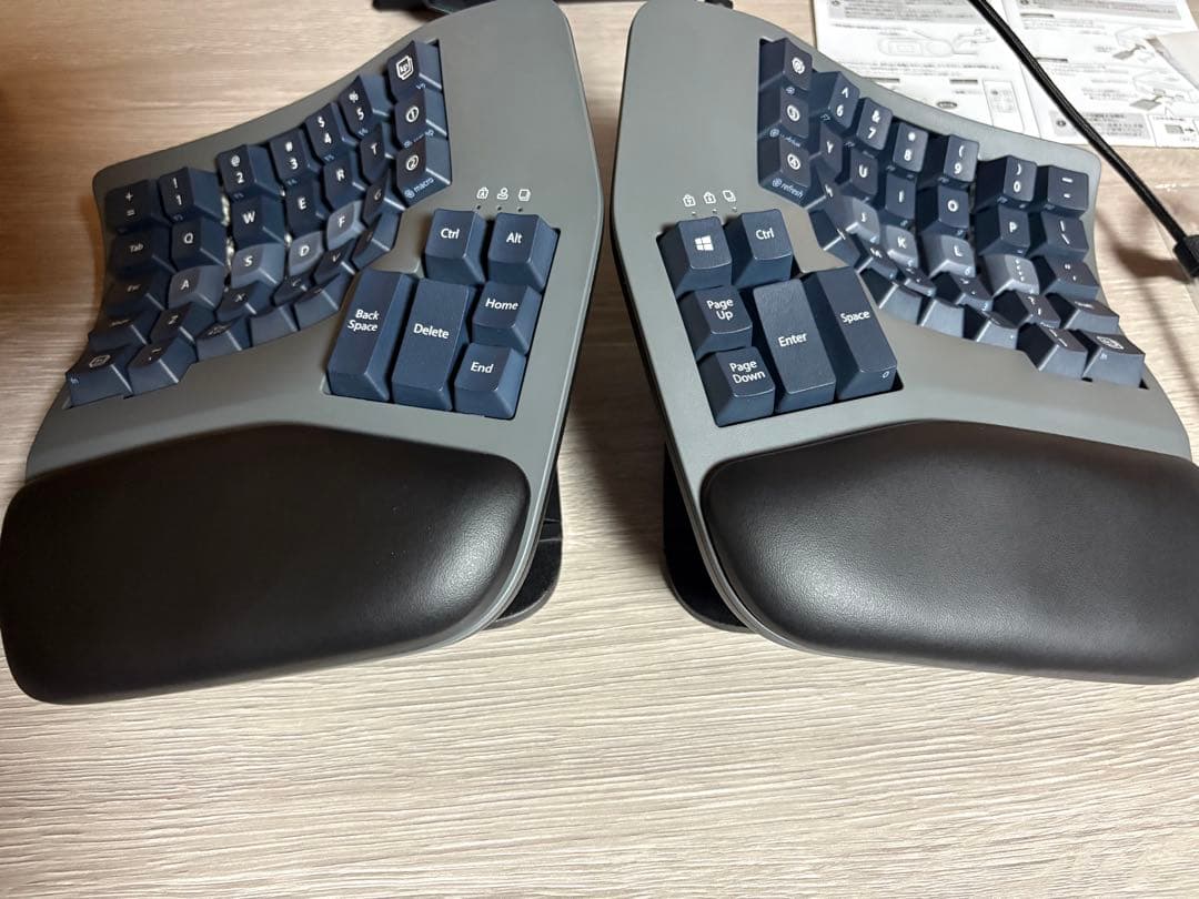 Kinesis Advantage 360 USB接続 静音赤軸 パームレスト付