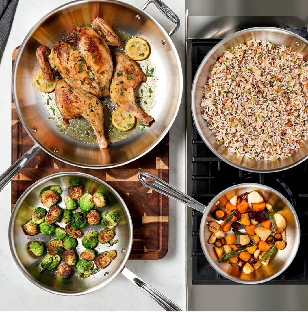 美品☆All-Clad オールクラッド☆ステンレス超高級フライパン☆24.5cm