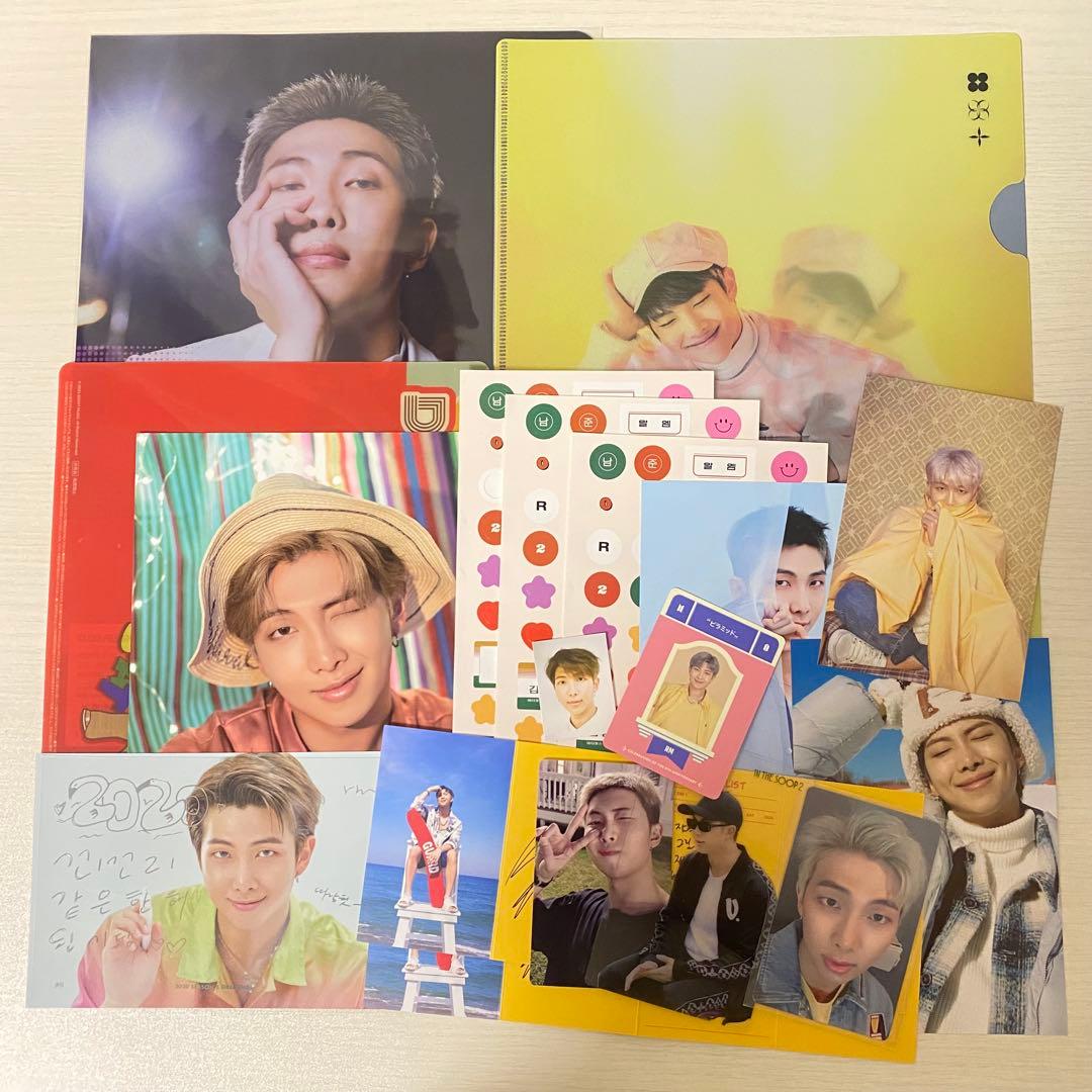 BTS ナムジュン RM トレカ セット クリアファイル - メルカリ