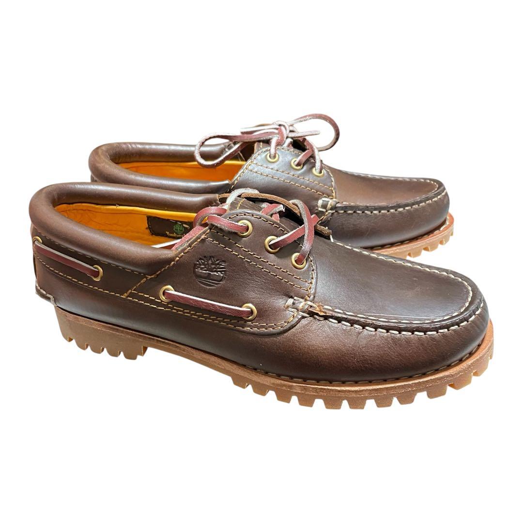 【新品】【未使用】24.5cm ティンバーランド 3eye モカシン ブラウン