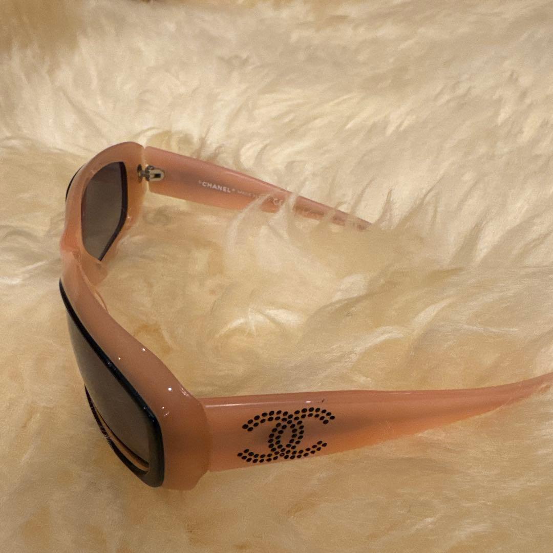 Chanel ピンク サングラス ケース付き - メルカリ