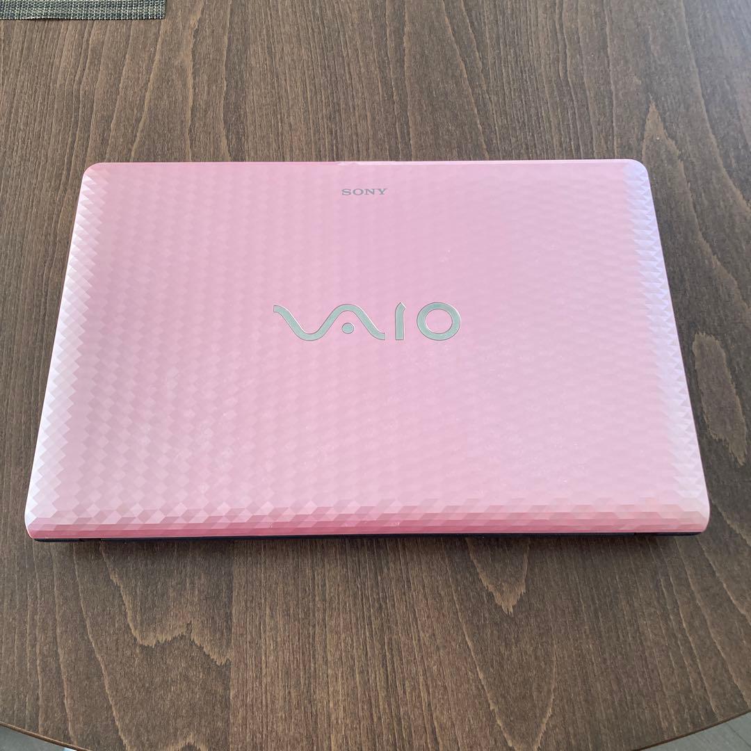 VAIO ノートパソコン ピンク Windows7 SONY - メルカリ