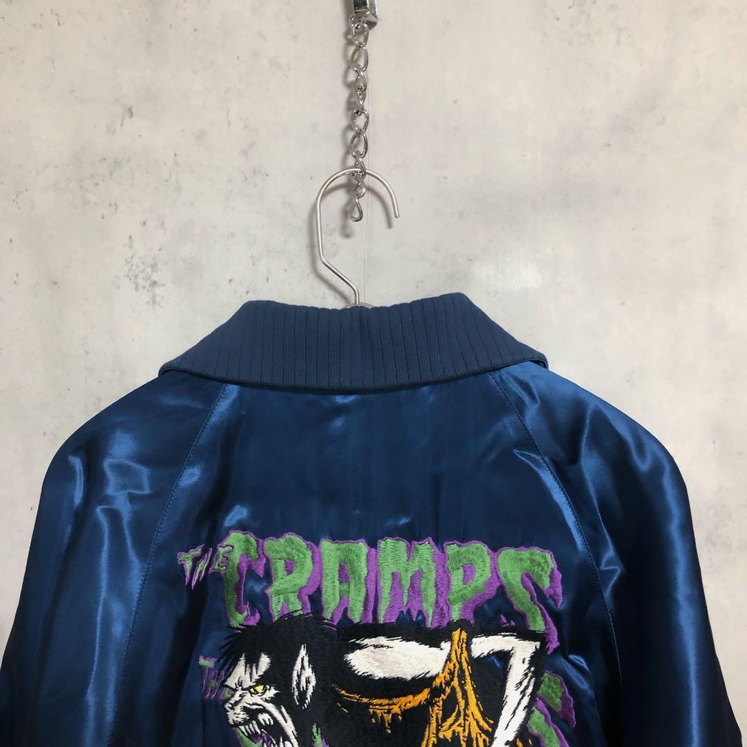 良品 HYSTERIC GLAMOUR×THE Cramps サテン スカジャン