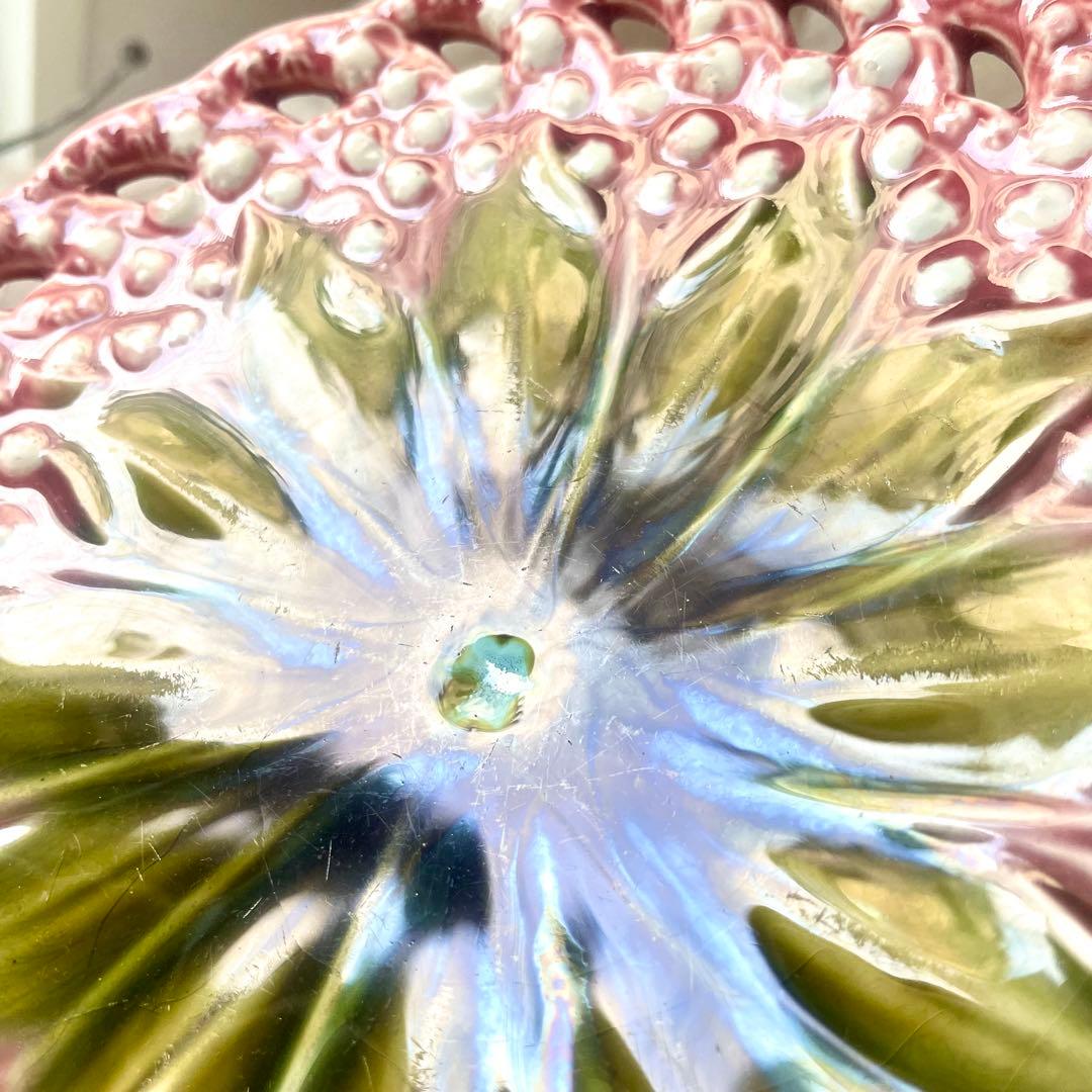 すずらんプレートピンク ヴィレロイ＆ボッホ バルボティーヌ検フランス