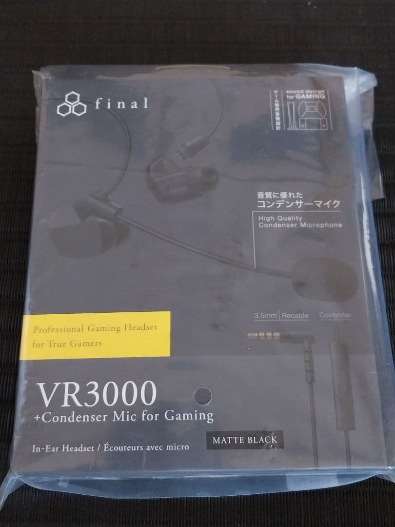 ☆final VR3000 + Condenser Mic for Gaming final final VR3000 +