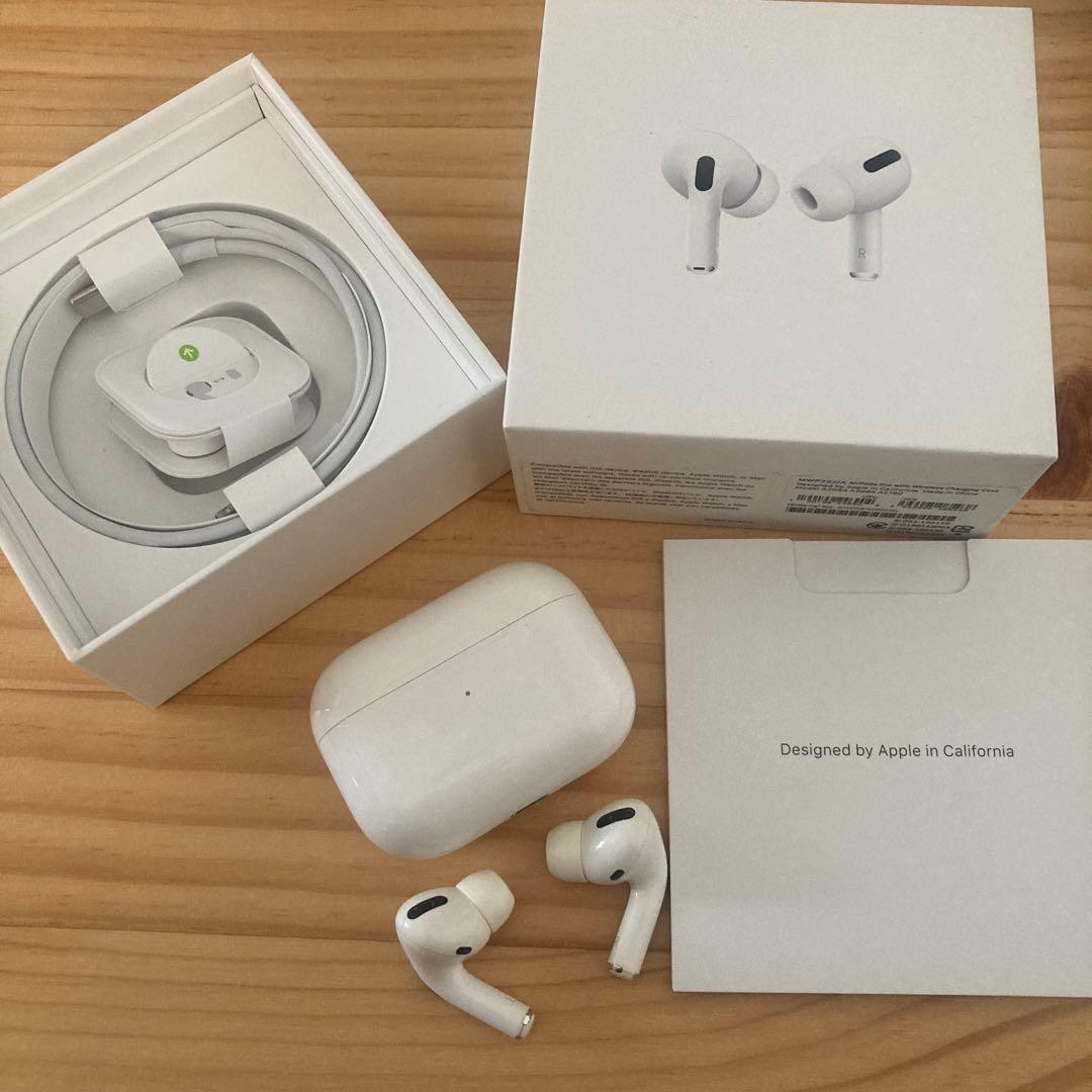 Apple AirPods Pro 第1世代 シャンク品 本体、箱、ケーブル - メルカリ
