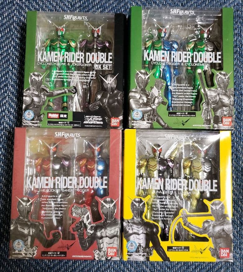 S.H.Figuarts 仮面ライダーW　4商品セット