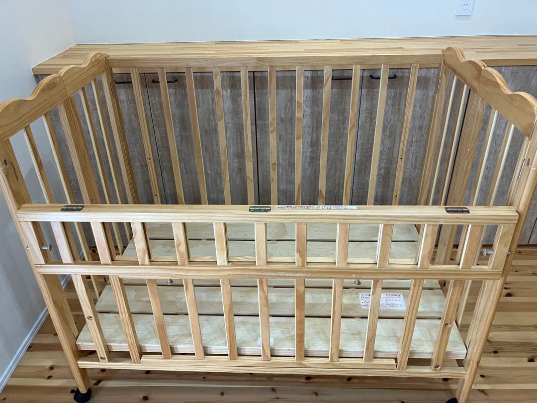 匿名配送 送料込み大和屋 折りたたみベビーベットFL パタン - メルカリ