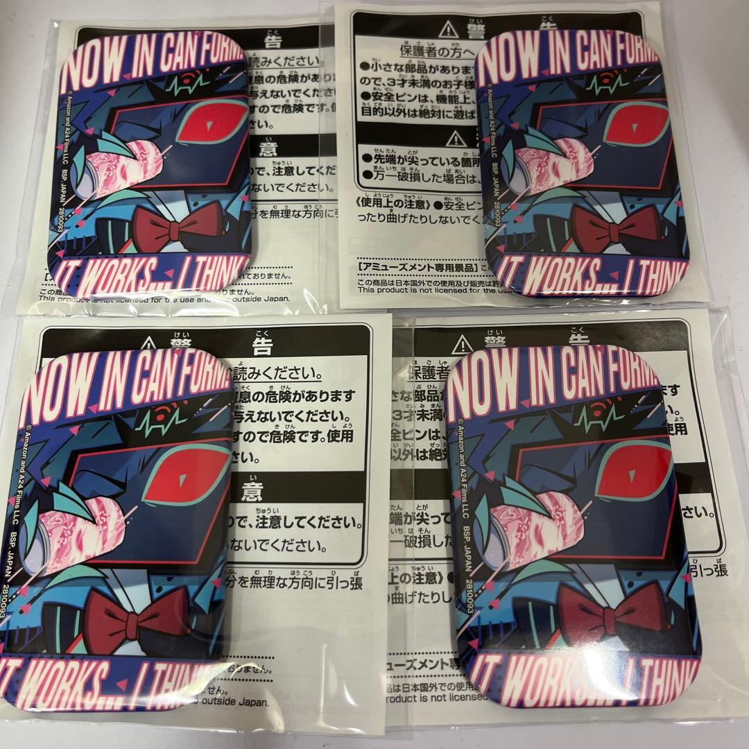 ハズビン・ホテルへようこそ◾︎スクエア缶バッジ　ヴォックス4個セット プライズ ハズビン・ホテルへようこそ スクエア缶バッジ – プライズハウス