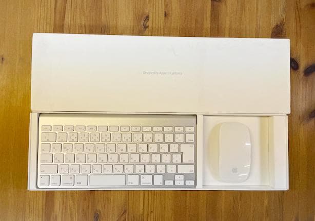 Apple 純正ワイヤレスキーボードとマウスセット【キーボードは未使用品】 stone-gold_000