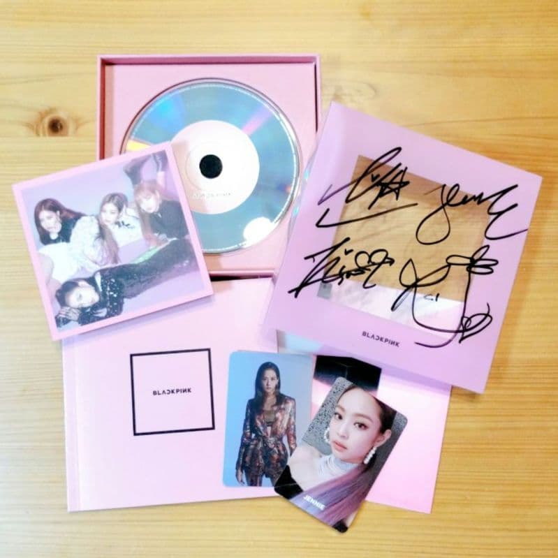 BLACKPINK アルバム SQUARE UP 直筆サイン入り - メルカリ