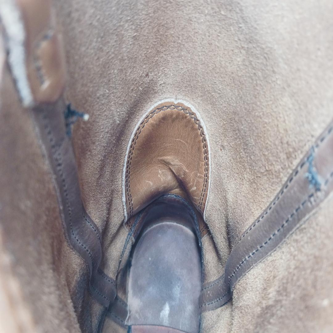 希少 80s 8D ペコス REDWING ビンテージ 柿色 プリント羽 コルク