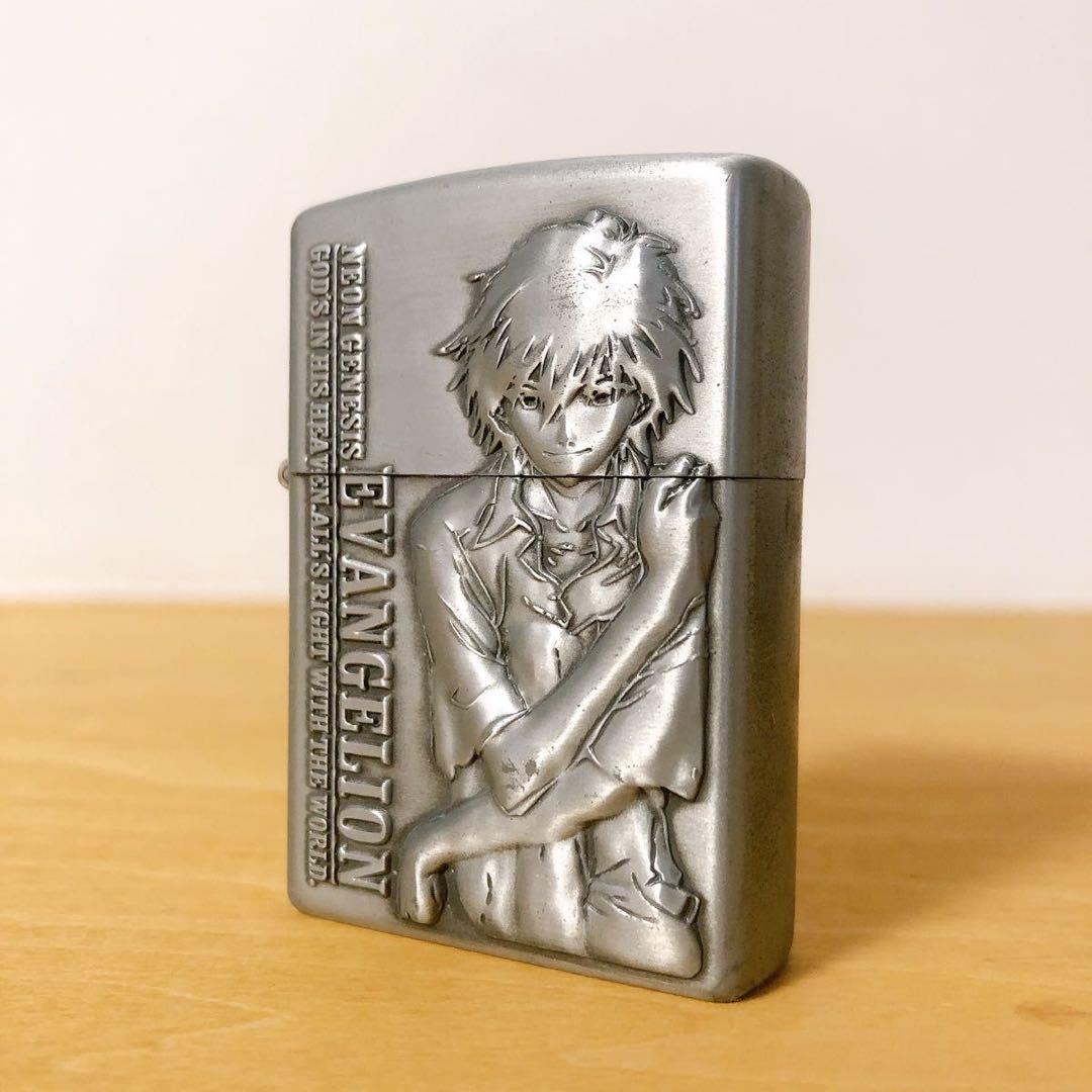レア エヴァンゲリオン 渚カヲル 浮き彫り Zippo風 オイルライター