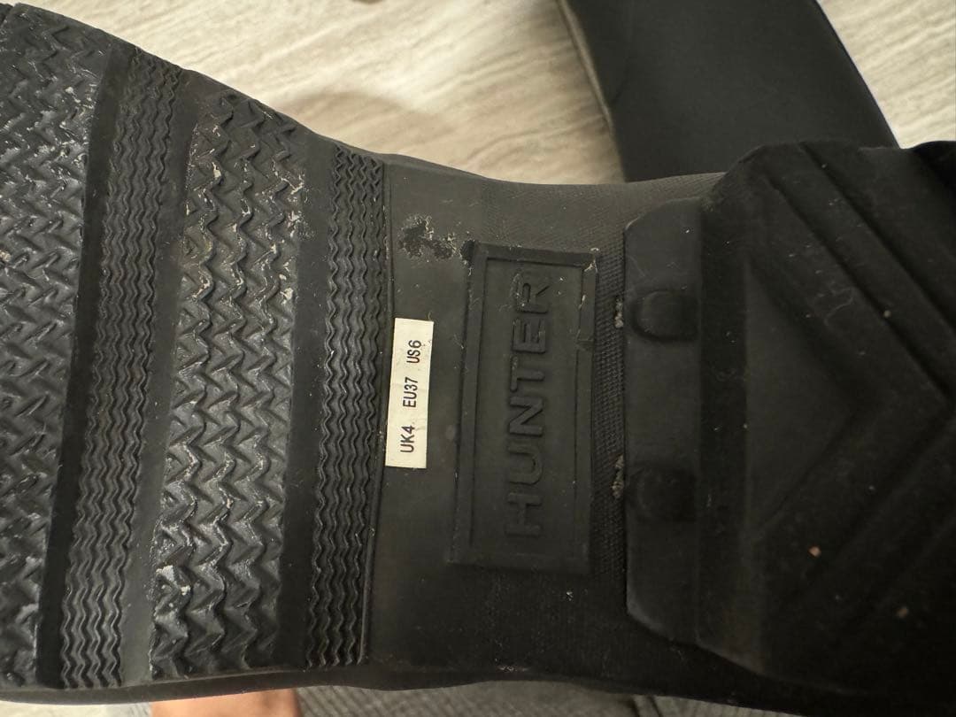 HUNTER ブラック 長靴 US 6 / 23.0cm