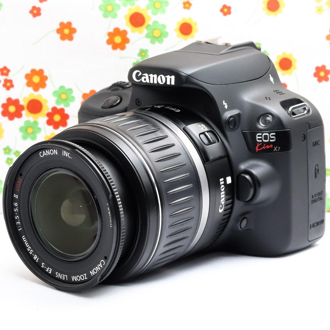 Canon Kiss X7 ☆初心者歓迎☆スマホに転送☆軽量ボディ＆高画質