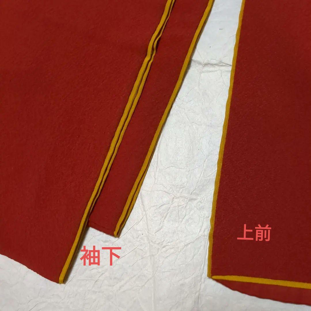 縮緬無地の振袖 ふきに凝った 親子共有 小物で楽しむ振袖