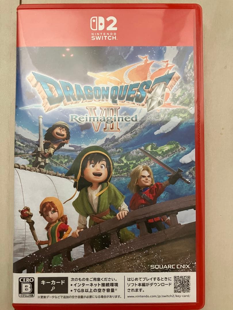 ドラゴンクエストVII Reimagined switch2版 早期特典未使用 - メルカリ