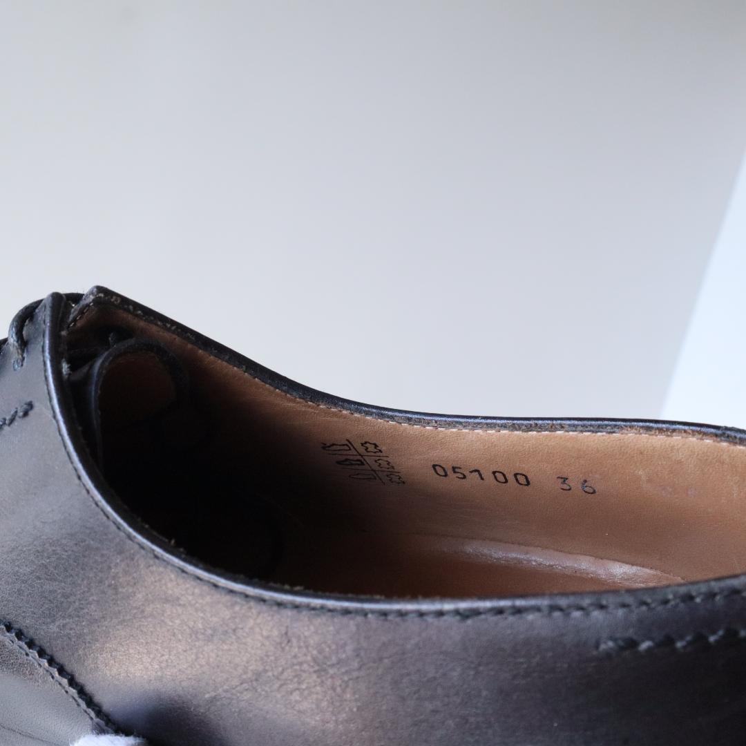 美品マーガレットハウエル イタリア製レースアップシューズ 36/23cm