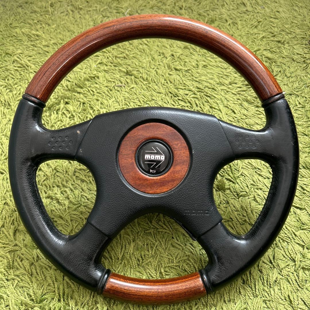 MOMO モモ ウッドステアリング MOMO（モモ） ステアリング モデル07 ヘリテージ ウッド〔HL-07