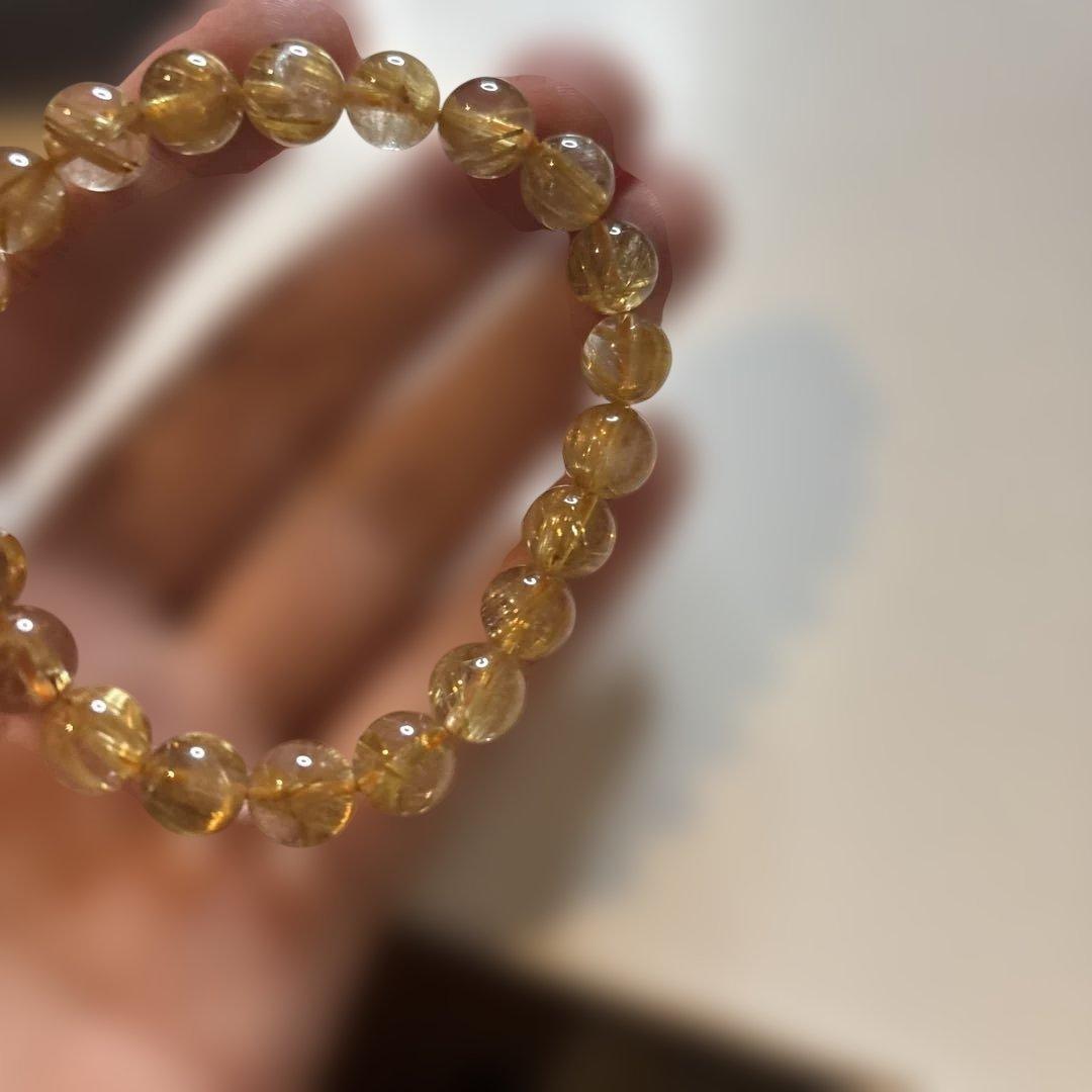 これが来てから金運爆上がり！サシがピカピカで多い！すっごいルチルが久しぶり！