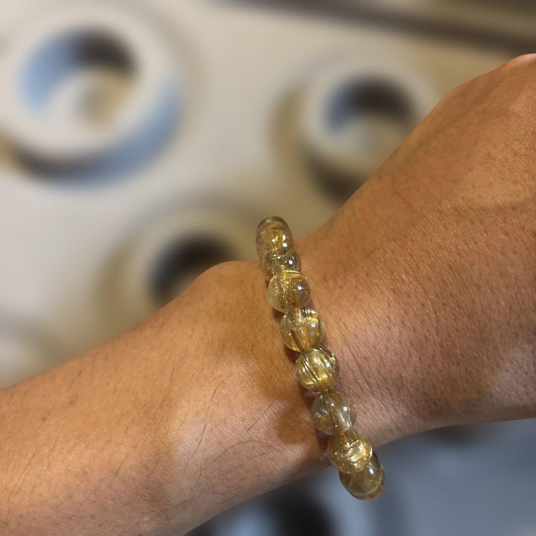 これが来てから金運爆上がり！サシがピカピカで多い！すっごいルチルが久しぶり！