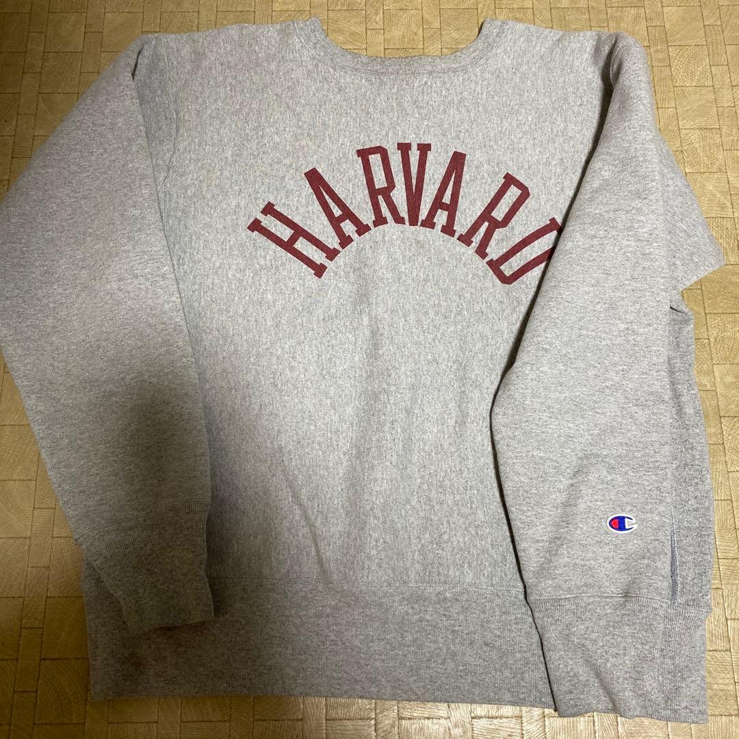 アメリカ製 CHAMPION リバースウィーブ スウェット 赤タグHARVARD