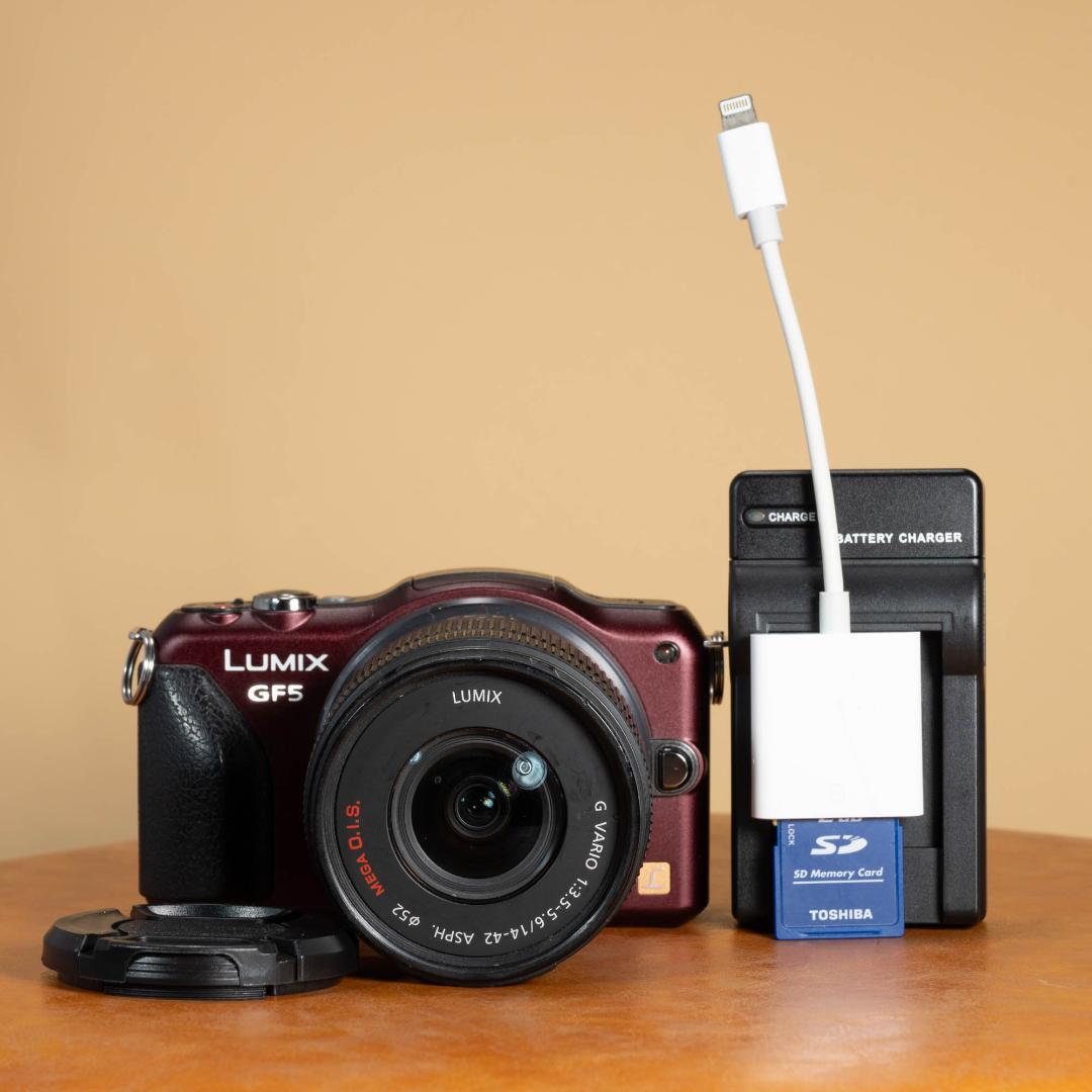Panasonic LUMIX DMC-GF5 レンズキット スマホ転送OK - メルカリ