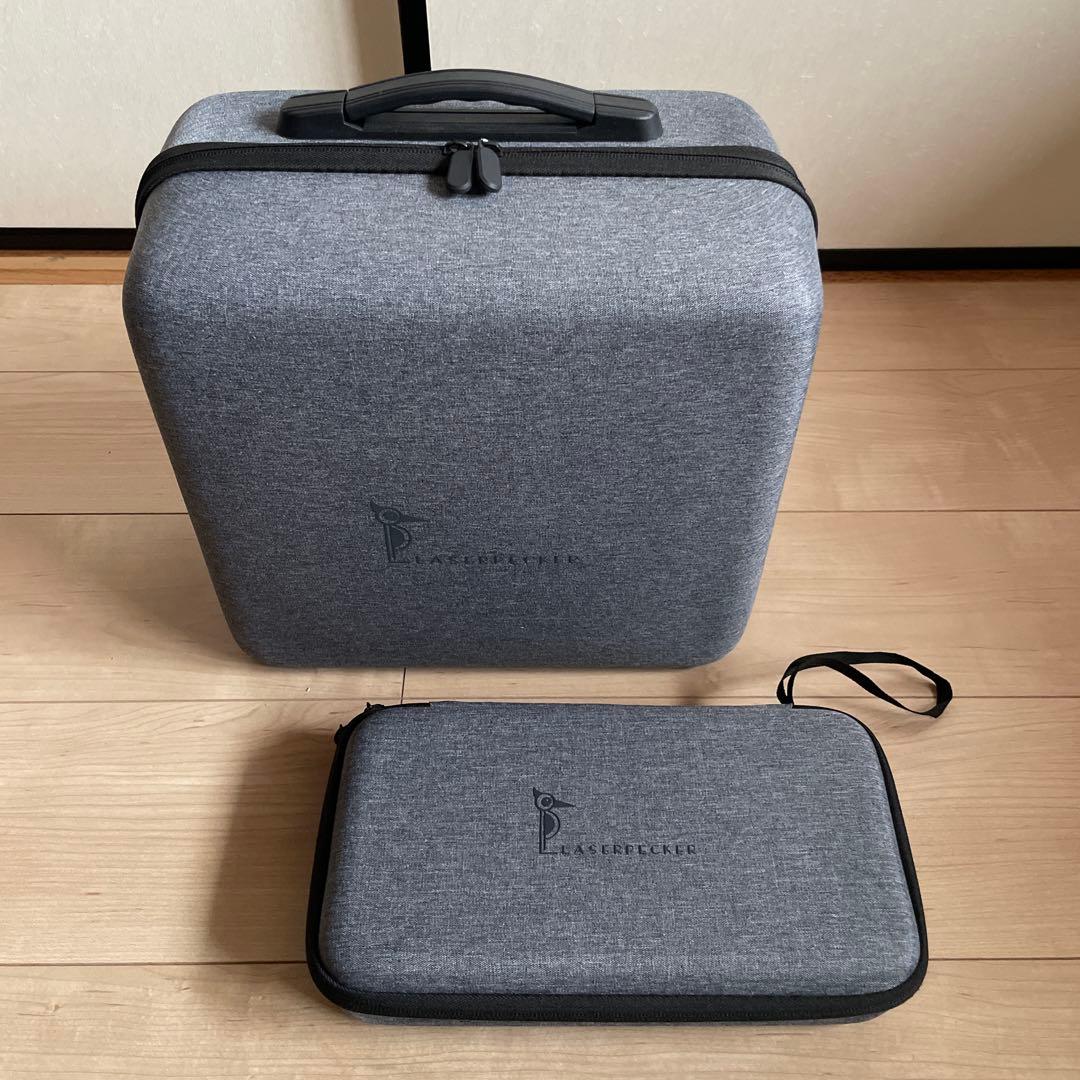 LaserPecker2 レーザーペッカー2電動台座、パワーバンク、収納バッグ付