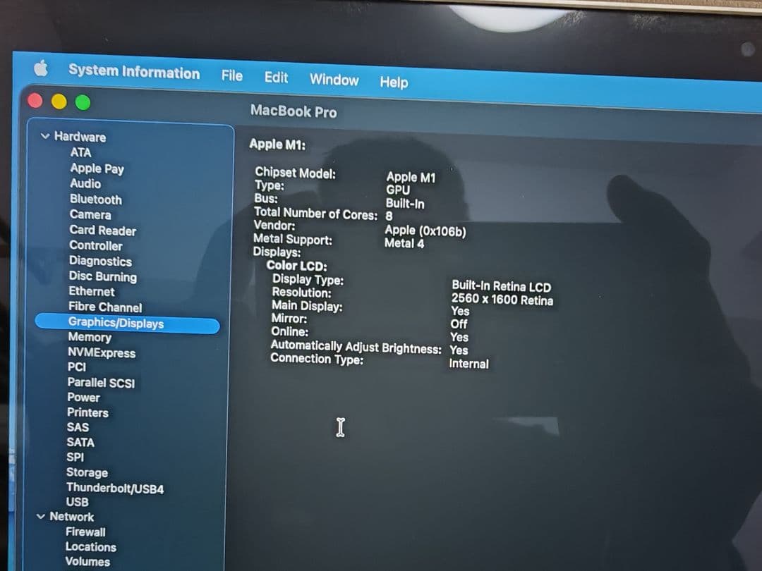 Apple Macbook 13インチ M1/16/256