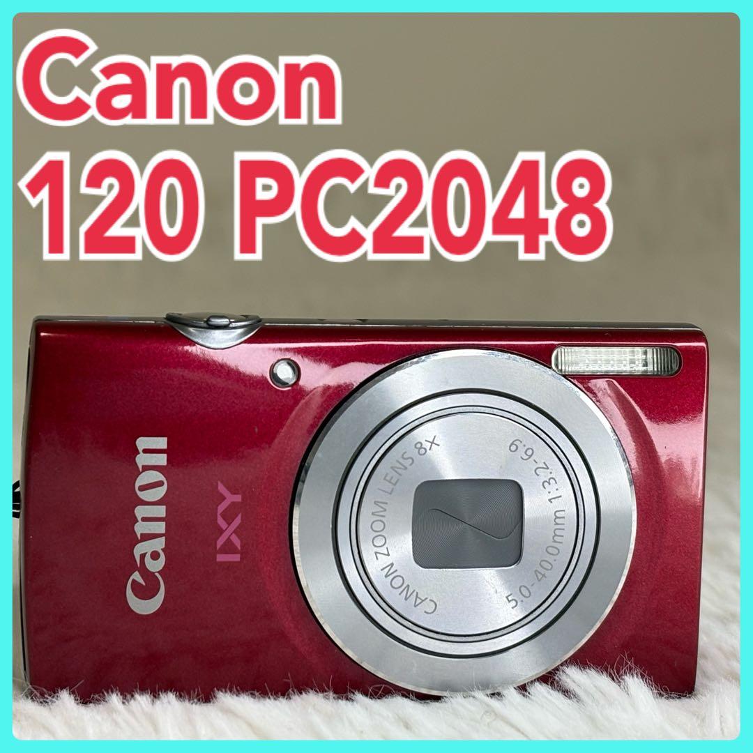 Canon カメラ IXY 120 PC2048 充電器 赤 コンデジ 動作品 - メルカリ