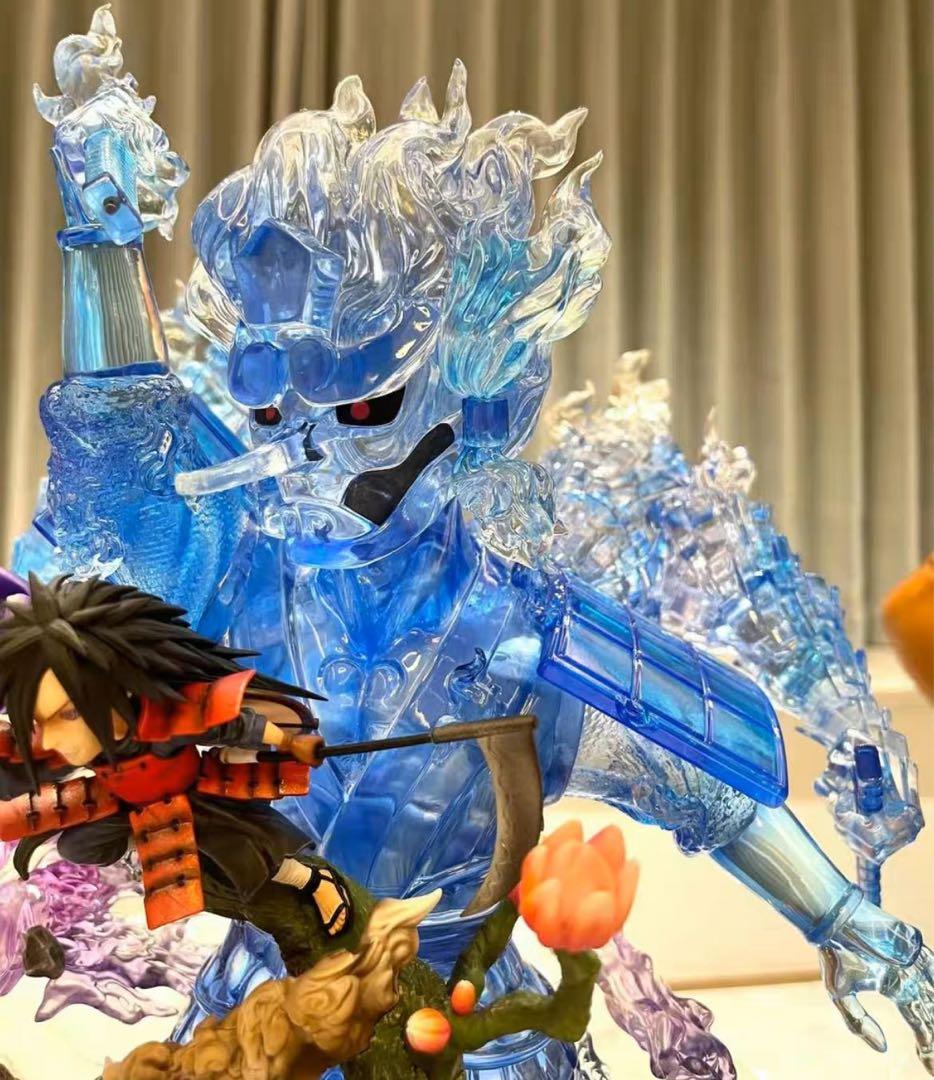 NARUTOナルト うちはマダラ ガレージキット ガレキ スタチュー②④