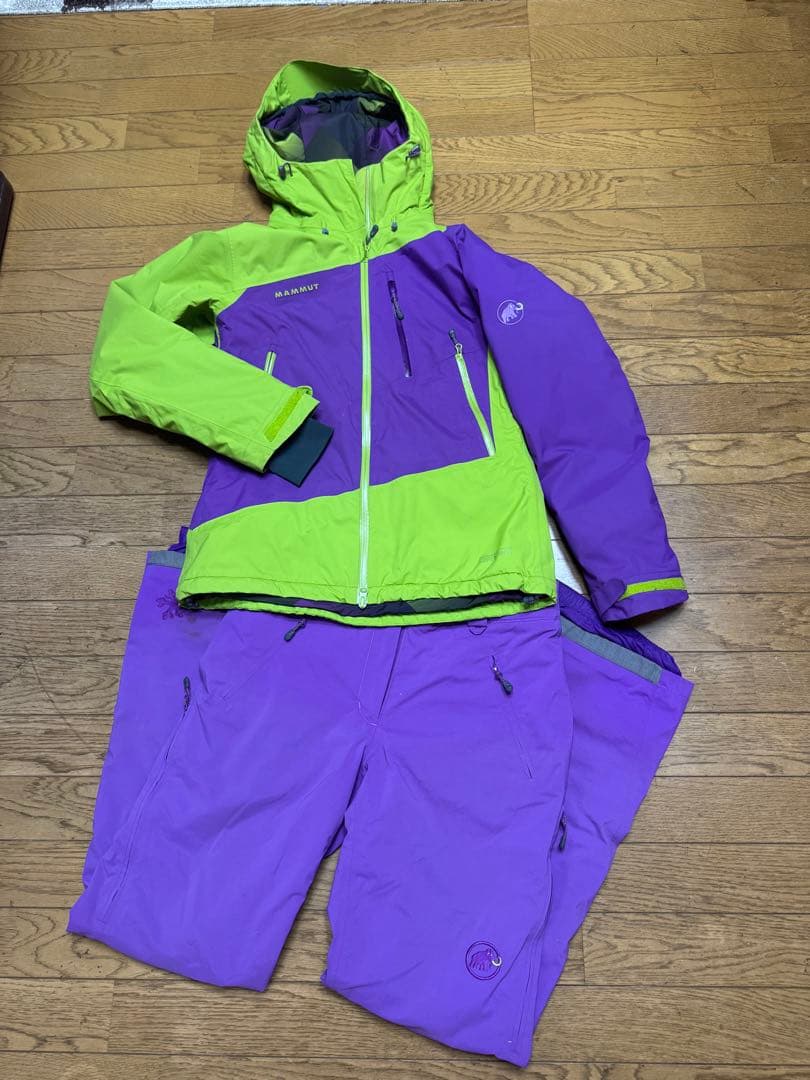 Mammut DRYtech スキーウェア グリーン/パープル MAMMUT】マムートスキーウェアならスキー用品通販ショップ - タナベ