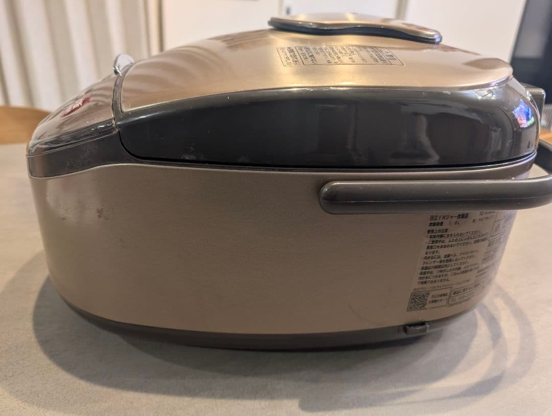 HITACHI 炊飯器 RZ-A 18KSM 圧力IH 一升炊き 取扱説明書付き 日立