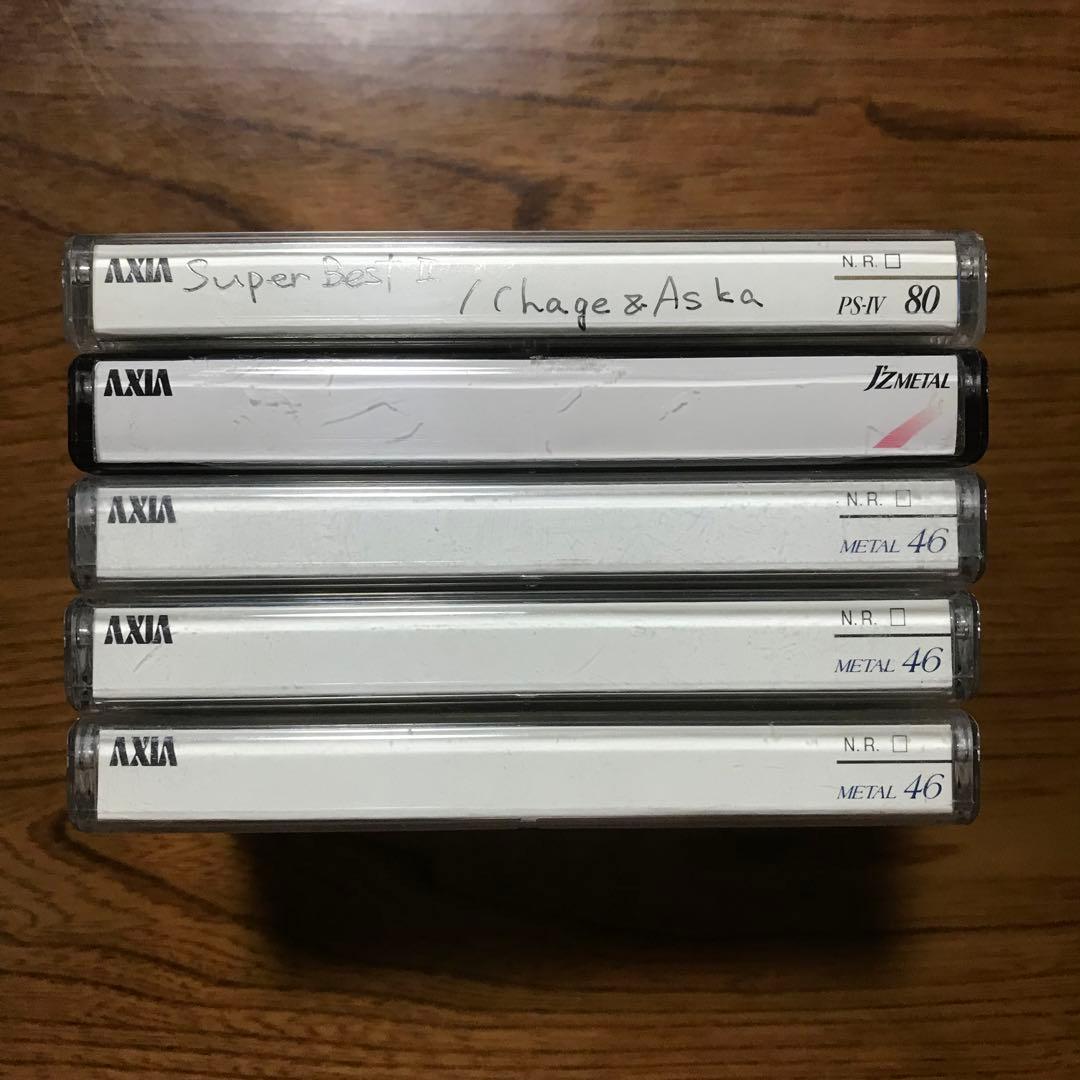 AXIA カセットテープ メタル PS-Ⅳ J'Z METAL 合計5本 - メルカリ