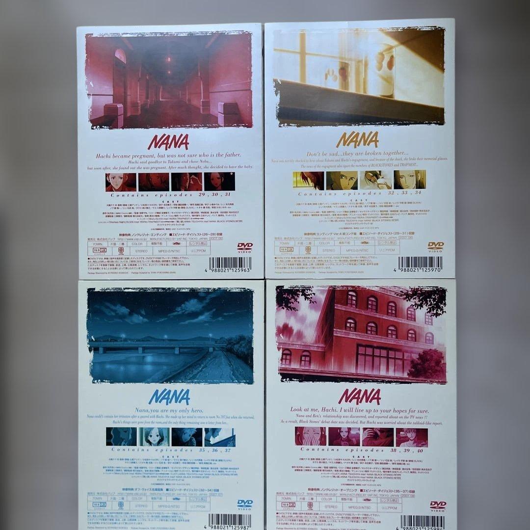 NANA DVD 全18巻セット(中古品、美品、No.7.8のみ未開封品)