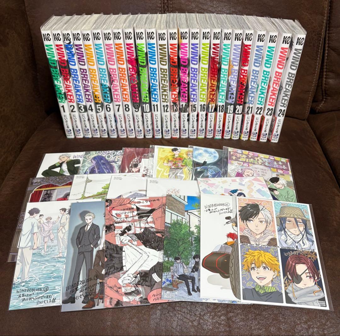 WIND BREAKER 全24巻セット ポストカード付き ☆週末値下げ WIND BREAKER 全24巻セット ポストカード付き ☆週末値下げ WIND