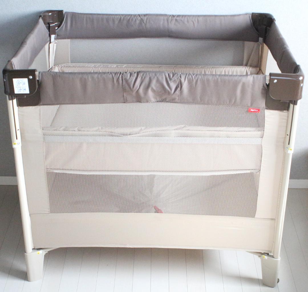 aprica アプリカ ココネルエアー 66047 ベビーベッド プレイヤード