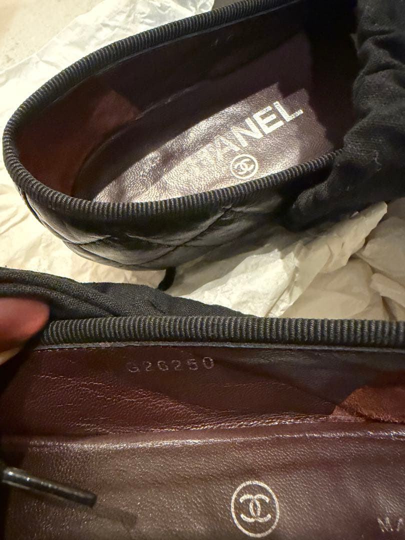 専用　CHANEL マトラッセ　バレエシューズ　23.5cm バレリーナ