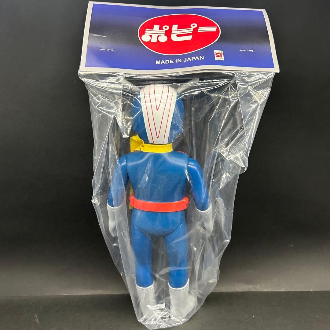 ジ*ル様 ライダーマン パチソフビ 仮面ライダー 無版権 ポピー 当時物