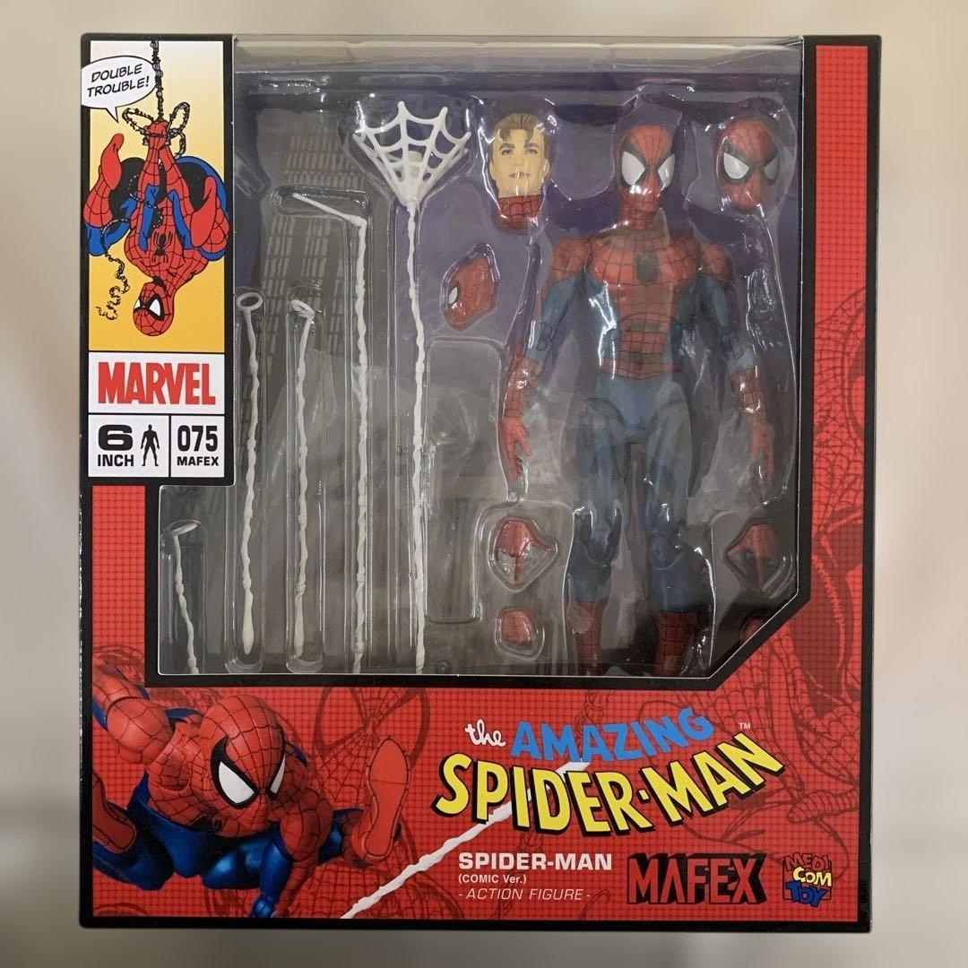 アメコミ MAFEX SPIDER-MAN(COMIC Ver.) In Stock New MAFEX No.075 The Amazing Spider-Man Comic Ver. Action