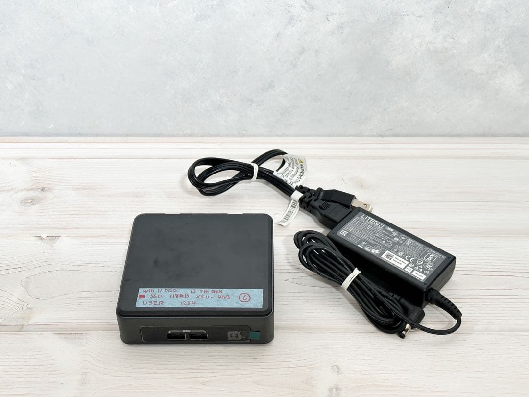 ⑥Intel NUC7i3DNK ミニPC 第7世代i3 Windows11 Amazon.com: Intel NUC NUC7i3BNHX1 Desktop Computer - Intel Core i3