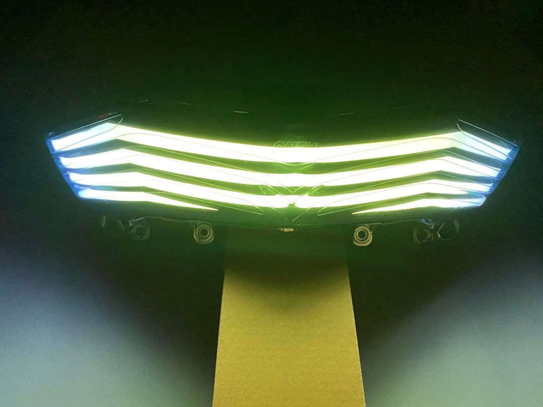 最新型 シグナスX 3型 ファイバーテールランプ レインボー SE44J 1YP