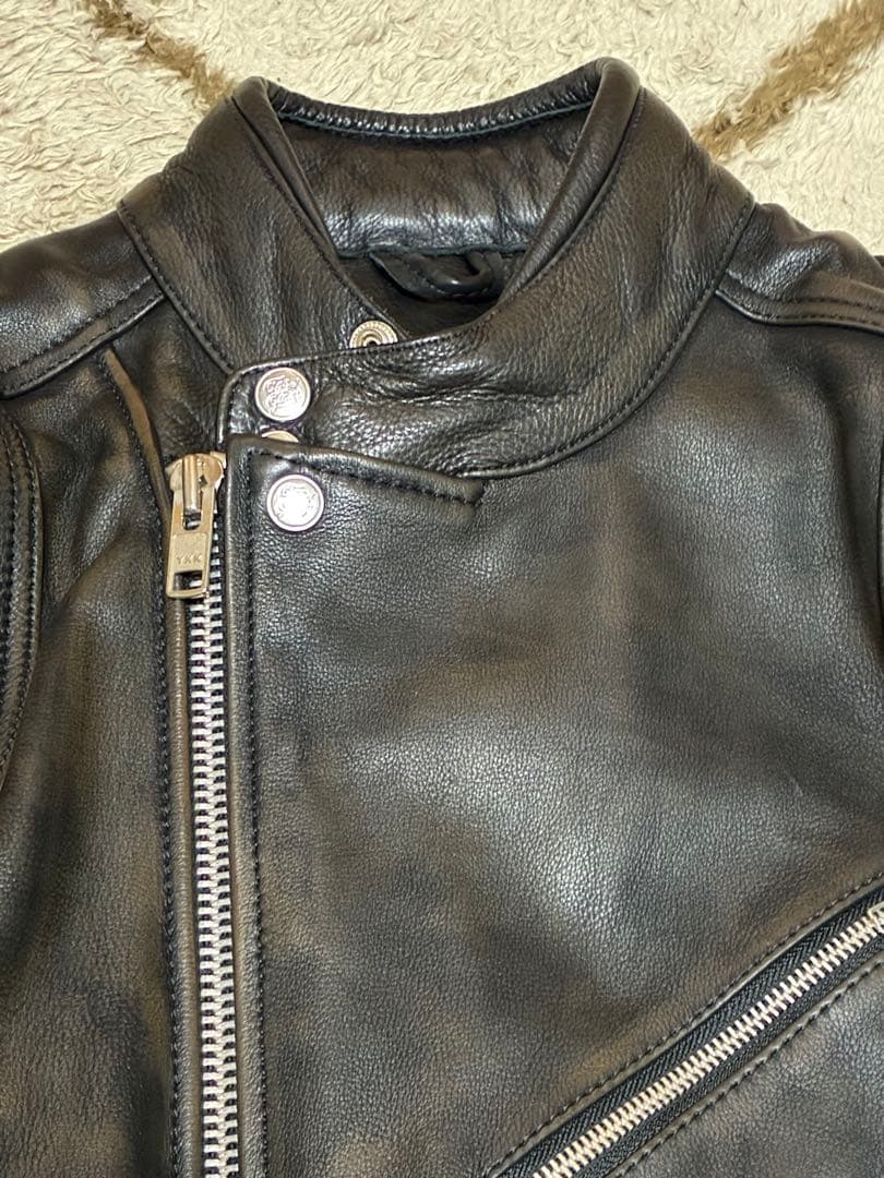 AGE OF GLORY ロッカージャケットレザーブラック L - メルカリ