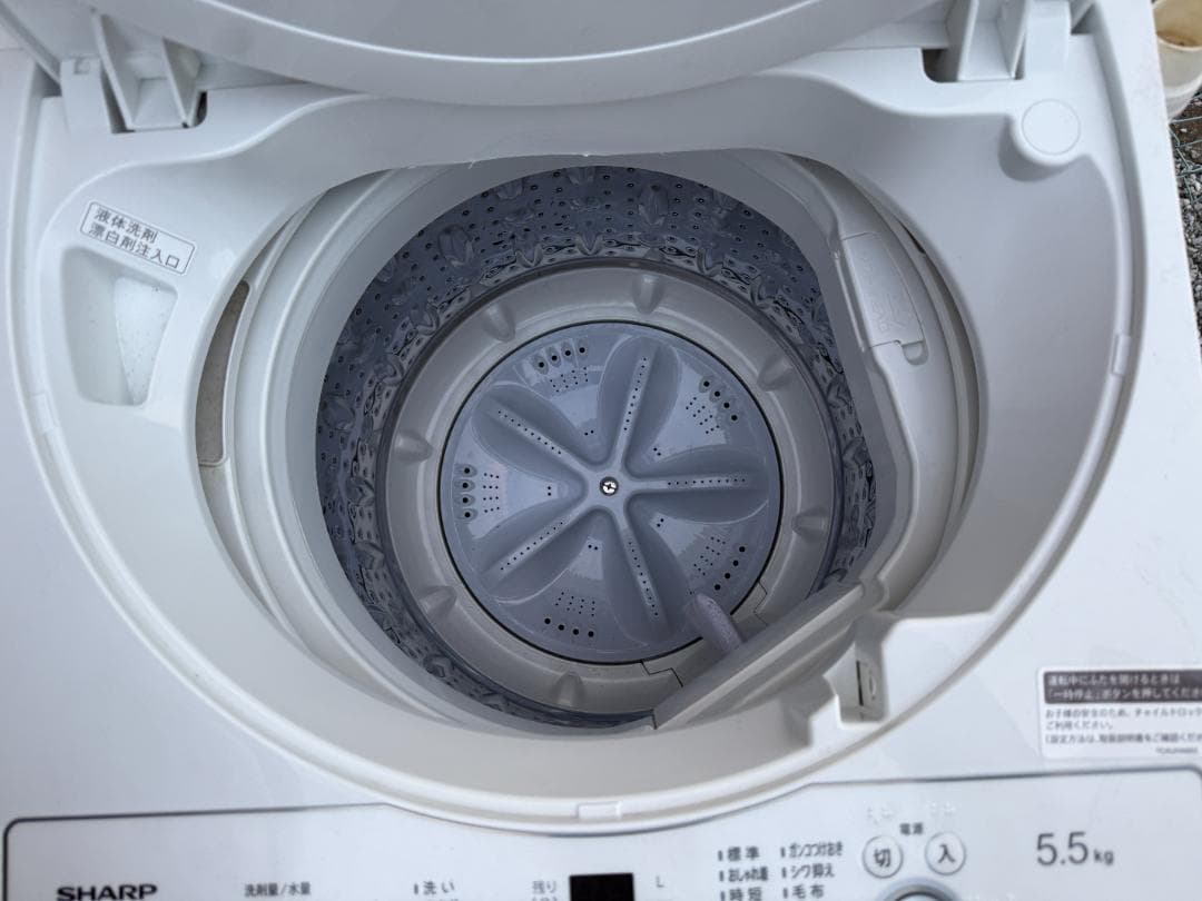【高年式】SHARP 洗濯機 2025年 ES-GE6J-S 5.5kg