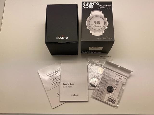 SUUNTO CORE(スント コア) ピュアホワイト 電池2個付き