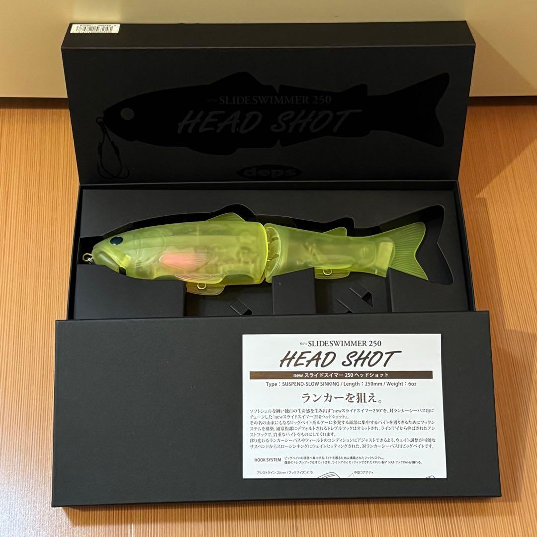 deps デプス　スライドスイマー250　ヘッドショット★美品★ 楽天市場】デプス deps new スライドスイマー 250 ヘッドショット