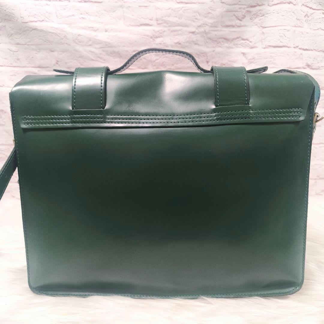 廃盤品/希少】ドクターマーチン サッチェルバッグ 15インチ グリーン