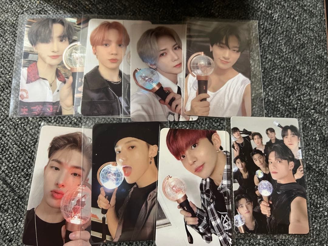 ATEEZ ペンライト ケース ver.1 ver.2 トレカ